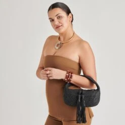 ZENIA HANDBAG BLACK LEATHER(Zenia Handbag Black Leather) 11 ZENIA HANDBAG BLACK LEATHER(Zenia Handbag Black Leather) -Dolce Vita DOLCEVITA HANDBAGS ZENIA BLACK 03 3