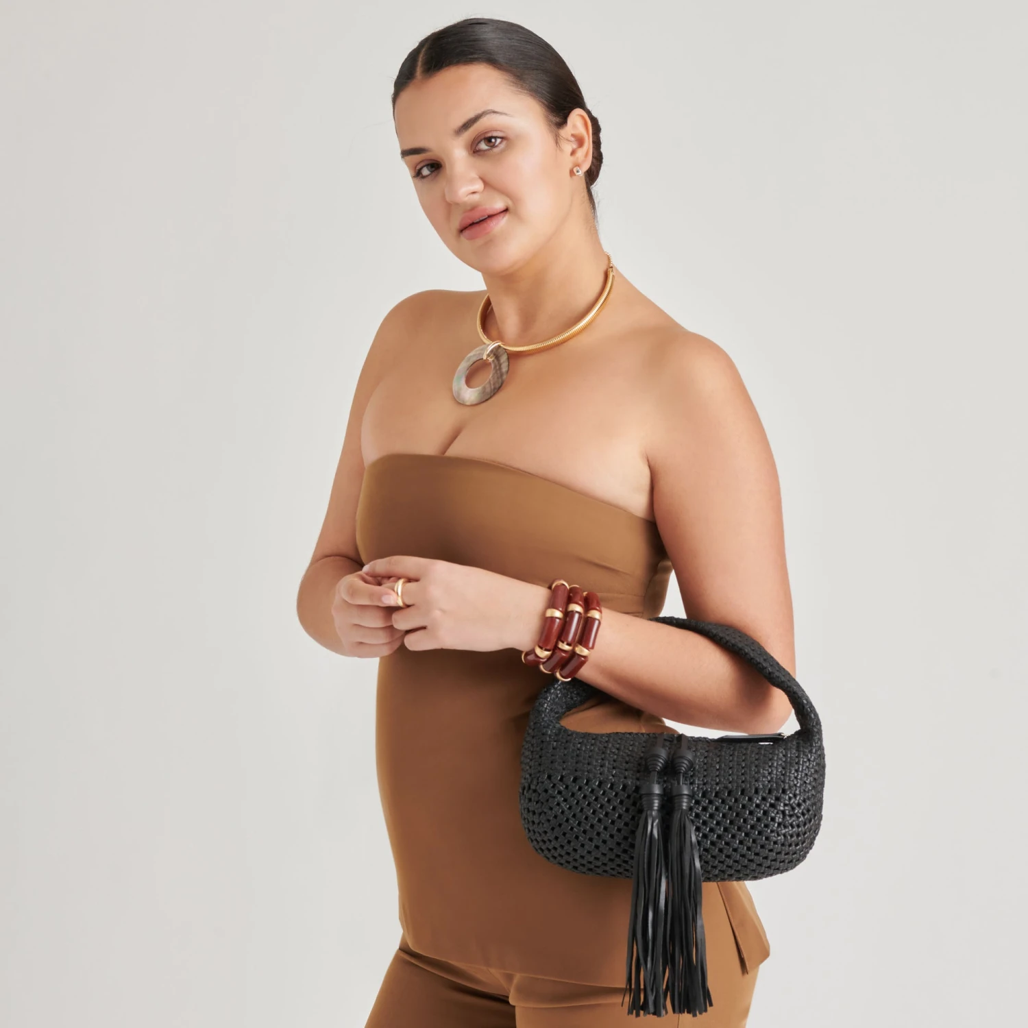 ZENIA HANDBAG BLACK LEATHER(Zenia Handbag Black Leather) 3 ZENIA HANDBAG BLACK LEATHER(Zenia Handbag Black Leather) - Image 3