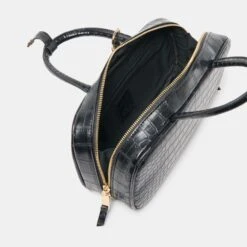 FLYN HANDBAG BLACK CROCO STELLA(Flyn Handbag Black Croco Stella) -Dolce Vita DOLCEVITA HANDBAG FLYN BLACKCROCPU 5