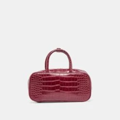FLYN HANDBAG BURGUNDY CROCO STELLA(Flyn Handbag Burgundy Croco Stella) 16 FLYN HANDBAG BURGUNDY CROCO STELLA(Flyn Handbag Burgundy Croco Stella) -Dolce Vita DOLCEVITA HANDBAG FLYN BURGUNDYCROCPU 2