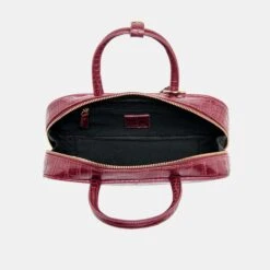 FLYN HANDBAG BURGUNDY CROCO STELLA(Flyn Handbag Burgundy Croco Stella) 14 FLYN HANDBAG BURGUNDY CROCO STELLA(Flyn Handbag Burgundy Croco Stella) -Dolce Vita DOLCEVITA HANDBAG FLYN BURGUNDYCROCPU 6