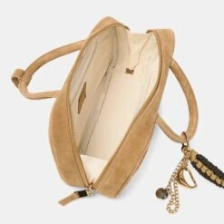 SANTINA HANDBAG TAUPE SUEDE(Santina Handbag Taupe Suede) -Dolce Vita DOLCEVITA HANDBAG SANTINA TAUPESUEDE 4