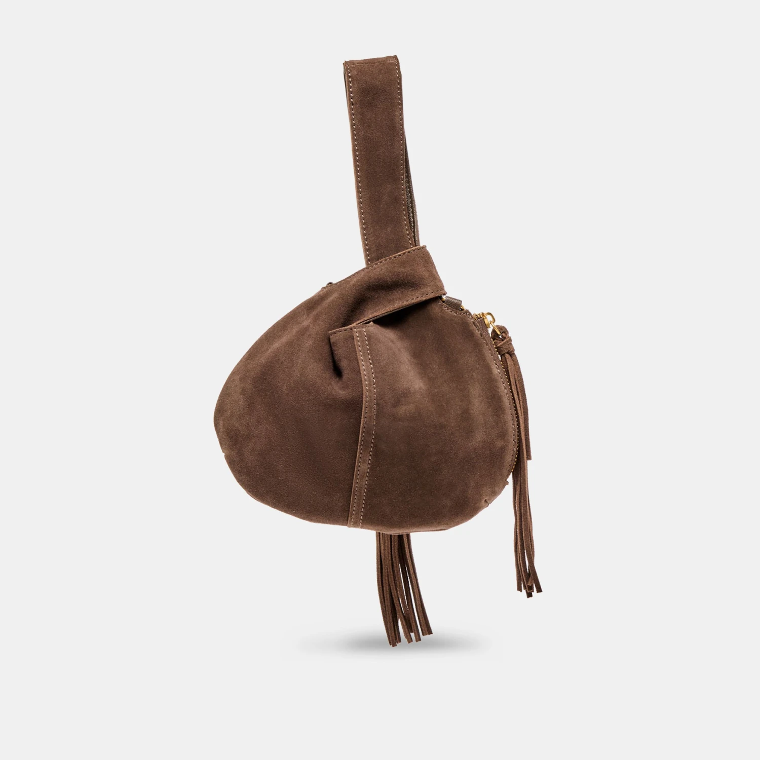 ZURY HANDBAG ESPRESSO SUEDE(Zury Handbag Espresso Suede) 2 ZURY HANDBAG ESPRESSO SUEDE(Zury Handbag Espresso Suede) - Image 2