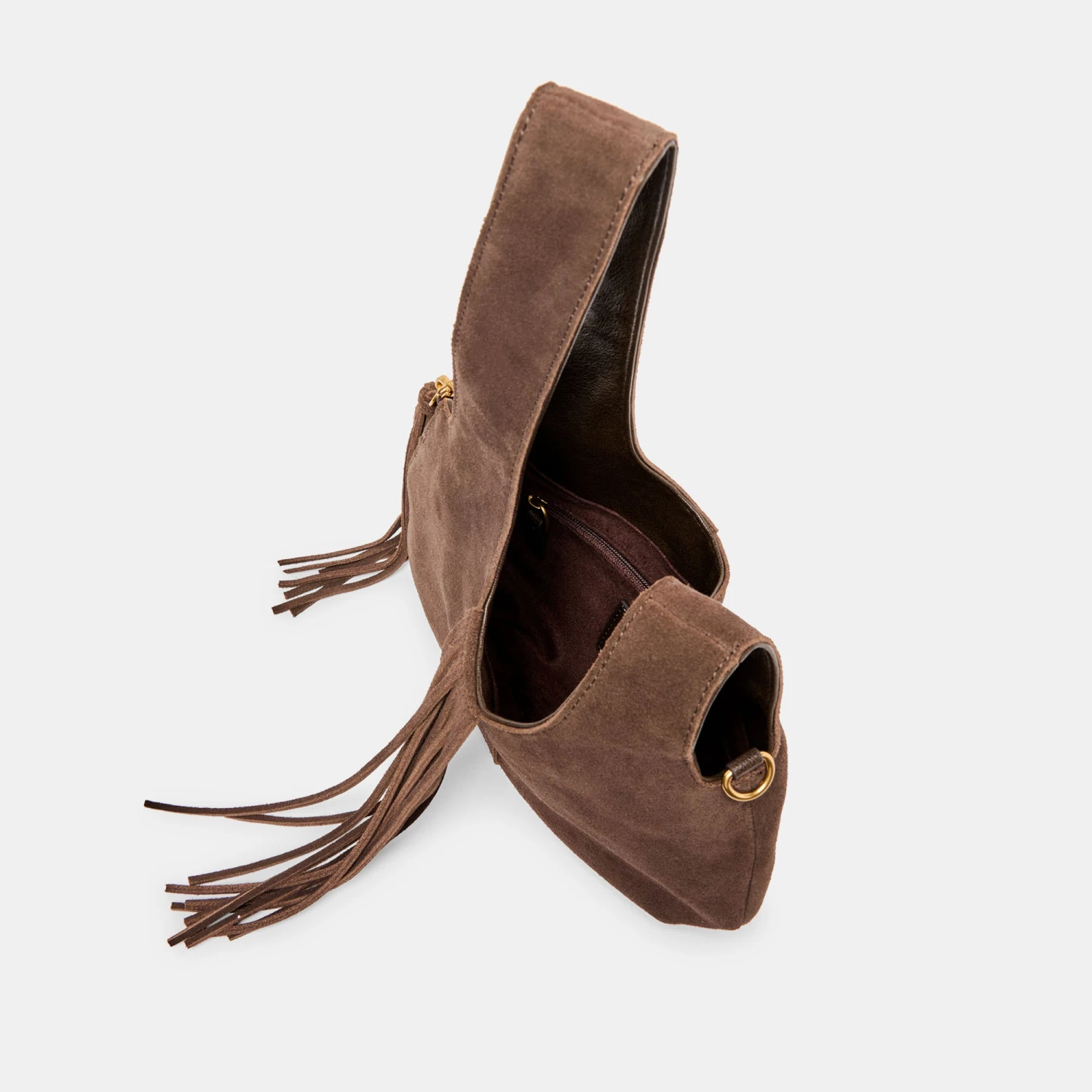 ZURY HANDBAG ESPRESSO SUEDE(Zury Handbag Espresso Suede) 5 ZURY HANDBAG ESPRESSO SUEDE(Zury Handbag Espresso Suede) - Image 5