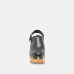 ADELAN CLOGS BLACK LEATHER(Adelan Clogs Black Leather) -Dolce Vita DOLCEVITA HEELS ADELAN BLACKLEATHER 04
