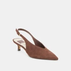 ALENNA HEELS DK BROWN SUEDE(Alenna Heels Dk Brown Suede) 13 ALENNA HEELS DK BROWN SUEDE(Alenna Heels Dk Brown Suede) -Dolce Vita DOLCEVITA HEELS ALENNA DKBROWNSUEDE 01