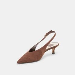 ALENNA HEELS DK BROWN SUEDE(Alenna Heels Dk Brown Suede) 16 ALENNA HEELS DK BROWN SUEDE(Alenna Heels Dk Brown Suede) -Dolce Vita DOLCEVITA HEELS ALENNA DKBROWNSUEDE 09
