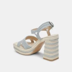 ANIRA PEARL HEELS LIGHT BLUE PEARLS(Anira Pearl Heels Light Blue Pearls) -Dolce Vita DOLCEVITA HEELS ANIRAPEARL LIGHTBLUEPEARLS 08