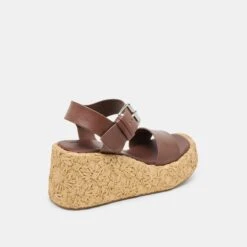 AURI WEDGES DK BROWN LEATHER(Auri Wedges Dk Brown Leather) 11 AURI WEDGES DK BROWN LEATHER(Auri Wedges Dk Brown Leather) -Dolce Vita DOLCEVITA HEELS AURI DKBROWNLEATHER 03