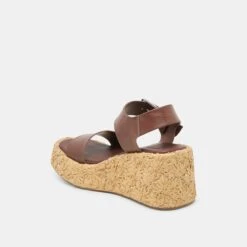 AURI WEDGES DK BROWN LEATHER(Auri Wedges Dk Brown Leather) 13 AURI WEDGES DK BROWN LEATHER(Auri Wedges Dk Brown Leather) -Dolce Vita DOLCEVITA HEELS AURI DKBROWNLEATHER 08
