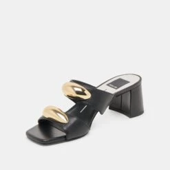 BARNET HEELS BLACK LEATHER(Barnet Heels Black Leather) 12 BARNET HEELS BLACK LEATHER(Barnet Heels Black Leather) -Dolce Vita DOLCEVITA HEELS BARNET BLACKLEATHER 08