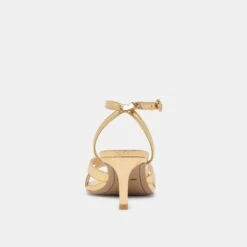 BECKI HEELS GOLD DISTRESSED LEATHER(Becki Heels Gold Distressed Leather) -Dolce Vita DOLCEVITA HEELS BECKI GOLDDISTRESSEDLEATHER 05