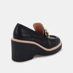 BRENAN WEDGES BLACK LEATHER - Re:vita(Brenan Wedges Black Leather Rxil3xcc1v Resale) -Dolce Vita DOLCEVITA HEELS BRENAN BLACKLEATHER 03