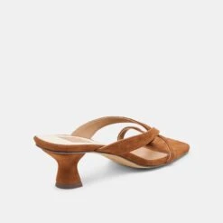 BREVEL HEELS DK BROWN SUEDE(Brevel Heels Dk Brown Suede) -Dolce Vita DOLCEVITA HEELS BREVEL DKBROWNSUEDE 03