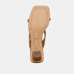 BREVEL HEELS DK BROWN SUEDE(Brevel Heels Dk Brown Suede) -Dolce Vita DOLCEVITA HEELS BREVEL DKBROWNSUEDE 07