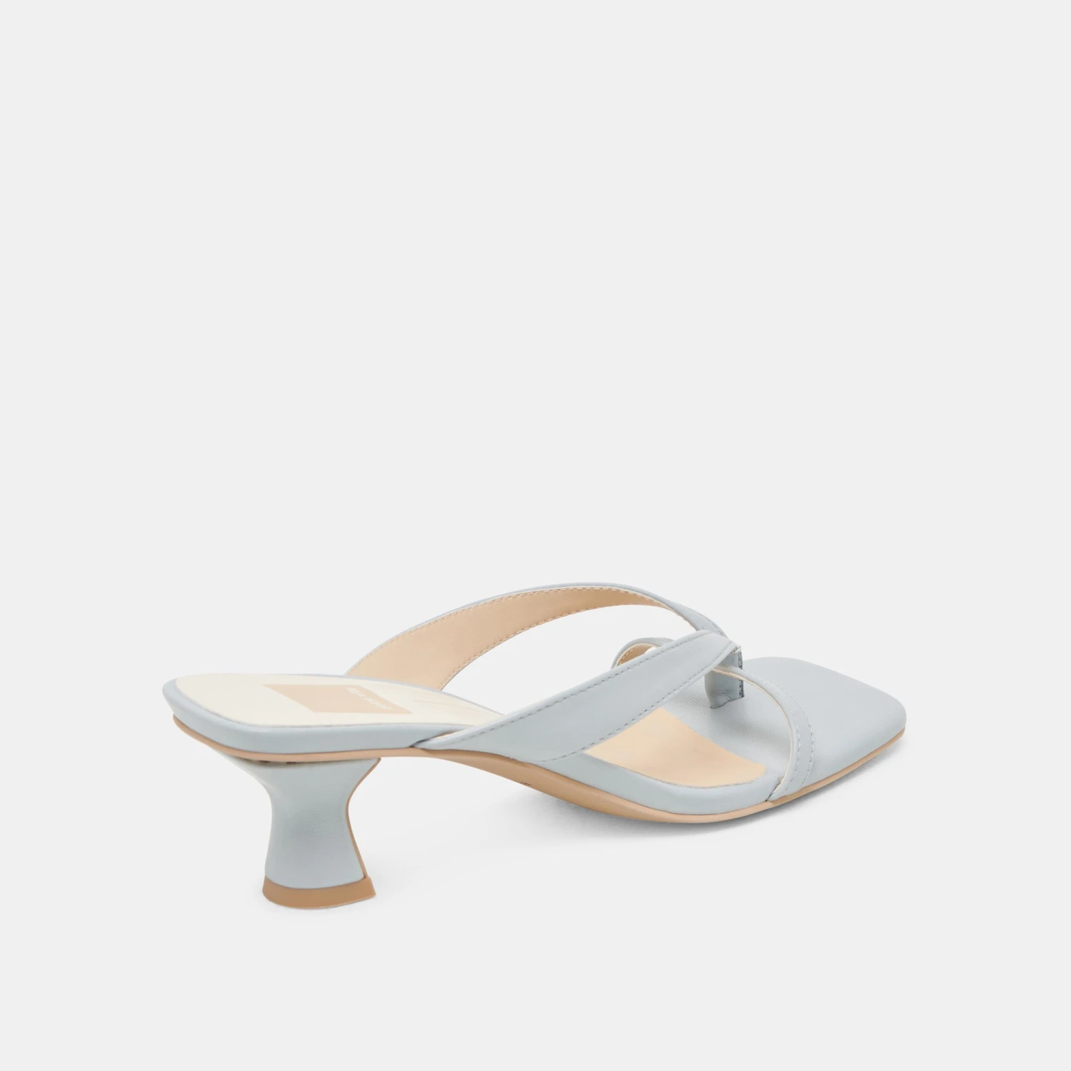 BREVEL WIDE HEELS LIGHT BLUE LEATHER(Brevel Wide Heels Light Blue Leather) 3 BREVEL WIDE HEELS LIGHT BLUE LEATHER(Brevel Wide Heels Light Blue Leather) - Image 3