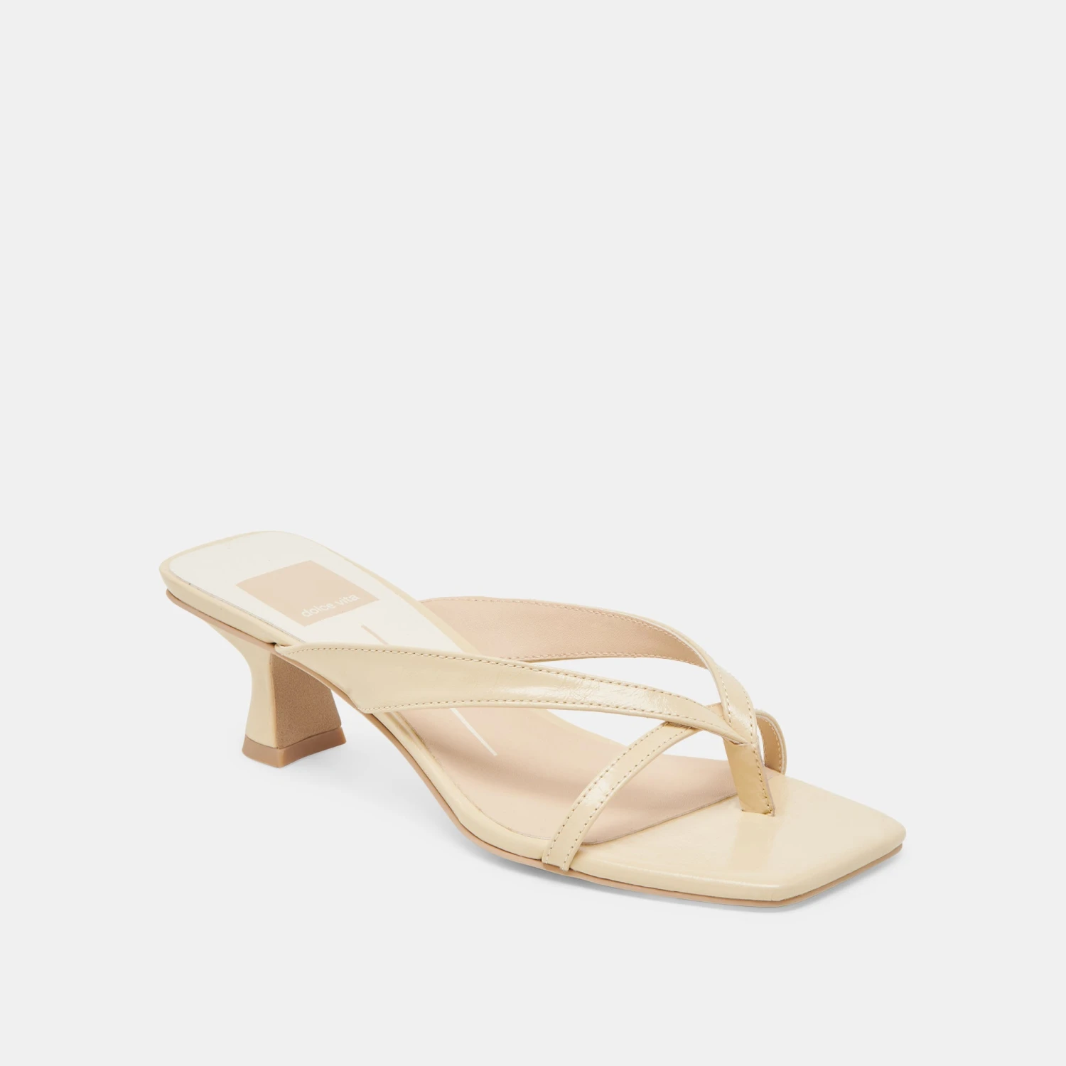 BREVEL HEELS LIGHT YELLOW LEATHER(Brevel Heels Light Yellow Leather) 3 BREVEL HEELS LIGHT YELLOW LEATHER(Brevel Heels Light Yellow Leather) - Image 3