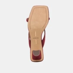 BREVEL HEELS OXBLOOD SUEDE(Brevel Heels Oxblood Suede) 17 BREVEL HEELS OXBLOOD SUEDE(Brevel Heels Oxblood Suede) -Dolce Vita DOLCEVITA HEELS BREVEL OXBLOODSUEDE 07