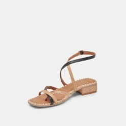 BRINN SANDALS BLACK NATURAL RAFFIA - Re:vita(Brinn Sandals Black Natural Raffia Resale) -Dolce Vita DOLCEVITA HEELS BRINN BLACK NATURALRAFFIA 09 99886e02 e67d 414d 96a8 a60ef6181dfd