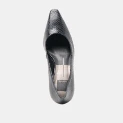 BRIONA HEELS ONYX EMBOSSED LEATHER(Briona Heels Onyx Embossed Leather) 22 BRIONA HEELS ONYX EMBOSSED LEATHER(Briona Heels Onyx Embossed Leather) -Dolce Vita DOLCEVITA HEELS BRIONA ONYX EMBOSSED LEATHER 06