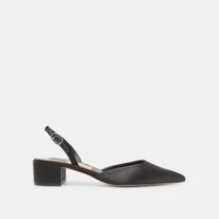 CAREL HEELS ONYX SATIN(Carel Heels Onyx Satin)