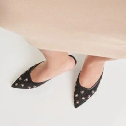 CLARA HEELS BLACK MESH(Clara Heels Black Mesh) -Dolce Vita DOLCEVITA HEELS CLARA BLACKMESH ONFOOT 02