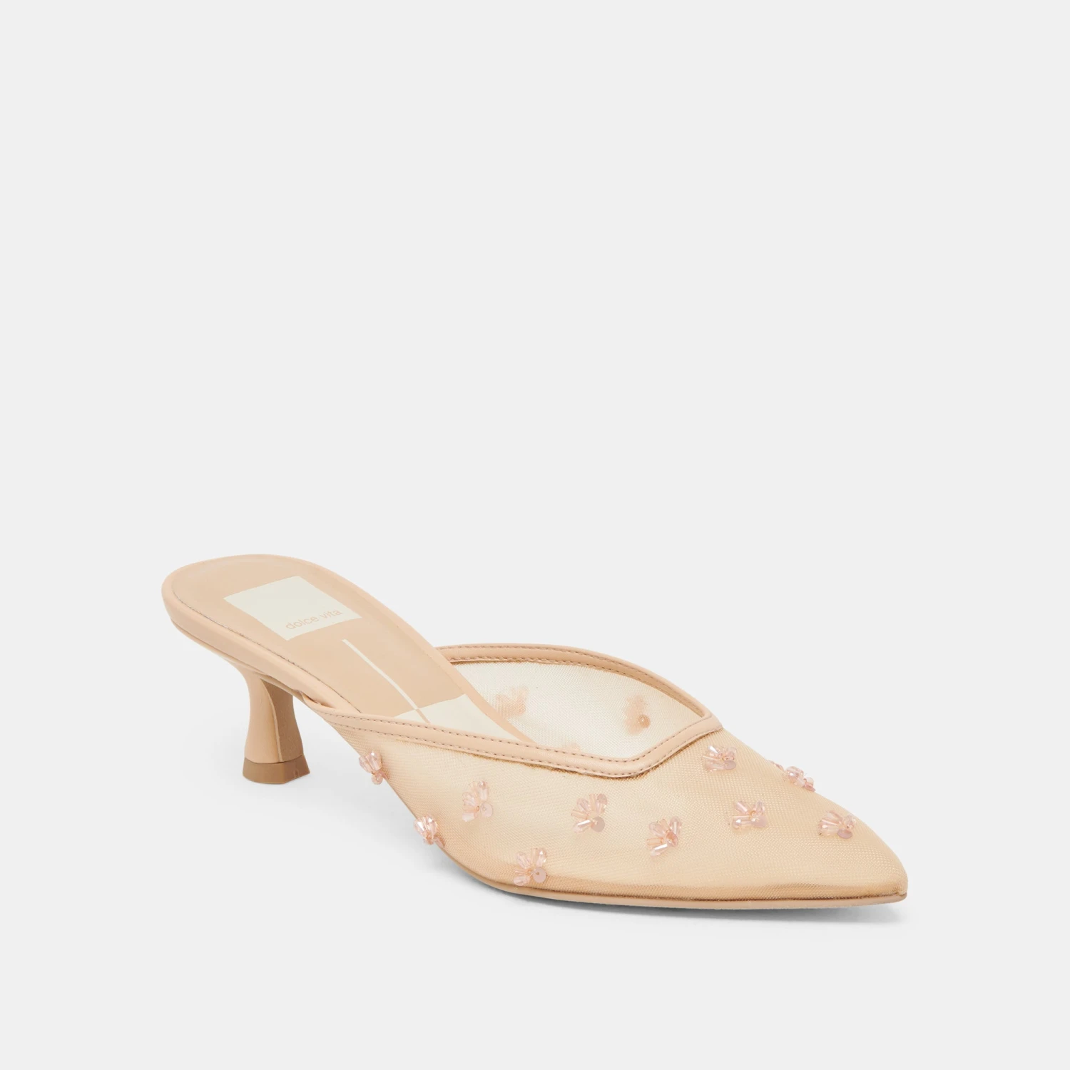 CLARA WIDE HEELS FRENCH VANILLA MESH(Clara Wide Heels French Vanilla Mesh) 2 CLARA WIDE HEELS FRENCH VANILLA MESH(Clara Wide Heels French Vanilla Mesh) - Image 2