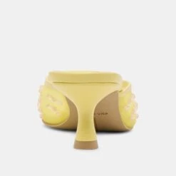 CLARA WIDE HEELS LEMON MESH(Clara Wide Heels Lemon Mesh) -Dolce Vita DOLCEVITA HEELS CLARA LEMONMESH 05 5dd346ba 14bd 4ada 8481 25bf1749102f