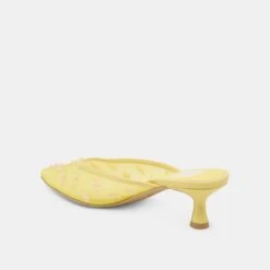 CLARA WIDE HEELS LEMON MESH(Clara Wide Heels Lemon Mesh) -Dolce Vita DOLCEVITA HEELS CLARA LEMONMESH 09 9c193e4f c26e 4316 af30 487fd5a3175a