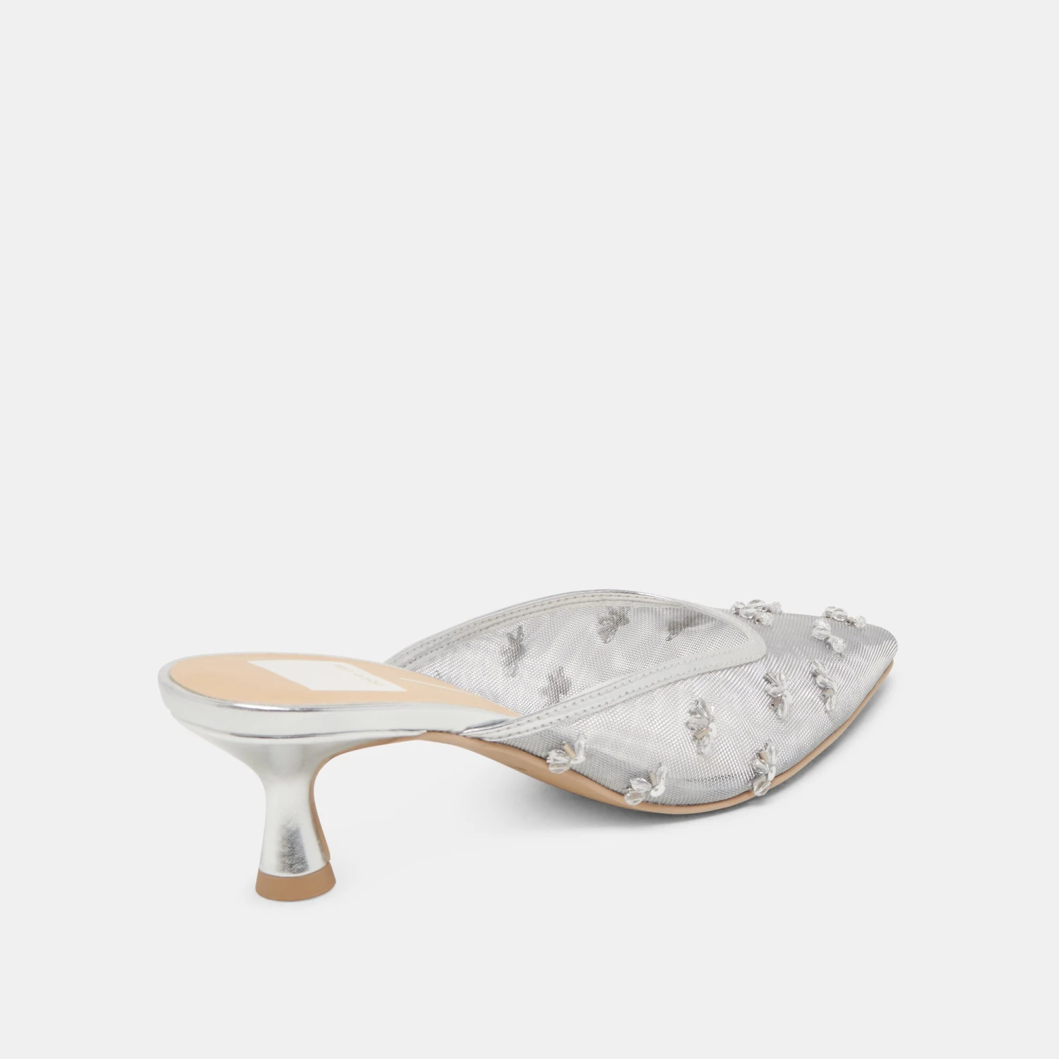 CLARA HEELS SILVER MESH(Clara Heels Silver Mesh) 3 CLARA HEELS SILVER MESH(Clara Heels Silver Mesh) - Image 3