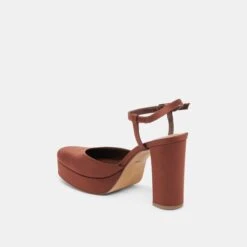 CLAUD HEELS CHOCOLATE SATIN(Claud Heels Chocolate Satin) -Dolce Vita DOLCEVITA HEELS CLAUD CHOCOLATESATIN 09