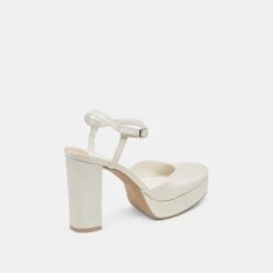 CLAUD HEELS WHITE SATIN(Claud Heels White Satin) -Dolce Vita DOLCEVITA HEELS CLAUD WHITESATIN 03
