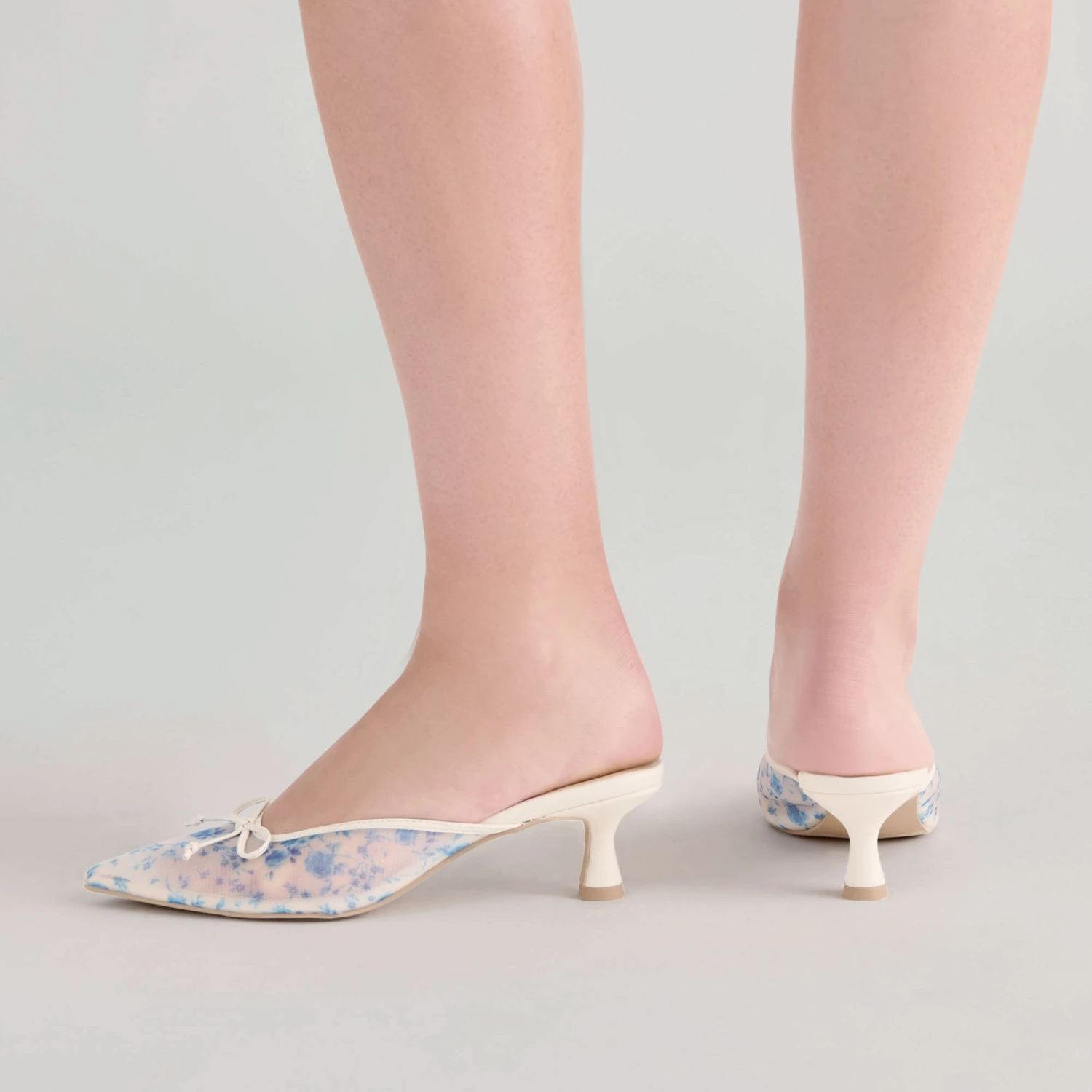 CLEO HEELS BLUE FLORAL MESH(Cleo Heels Blue Floral Mesh) 8 CLEO HEELS BLUE FLORAL MESH(Cleo Heels Blue Floral Mesh) - Image 8