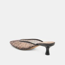 CLEO HEELS DK LEOPARD MESH(Cleo Heels Dk Leopard Mesh) -Dolce Vita DOLCEVITA HEELS CLEO DKLEOPARDMESH 09
