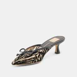 CLEO HEELS ZEBRA VELVET MESH(Cleo Heels Zebra Velvet Mesh) -Dolce Vita DOLCEVITA HEELS CLEO ZEBRA VELVET MESH 09