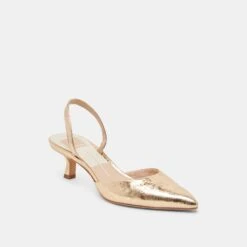 CORSA HEELS GOLD DISTRESSED LEATHER(Corsa Heels Gold Distressed Leather) 13 CORSA HEELS GOLD DISTRESSED LEATHER(Corsa Heels Gold Distressed Leather) -Dolce Vita DOLCEVITA HEELS CORSA GOLD DISTRESSED LEATHER 01