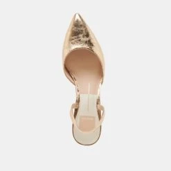 CORSA HEELS GOLD DISTRESSED LEATHER(Corsa Heels Gold Distressed Leather) 20 CORSA HEELS GOLD DISTRESSED LEATHER(Corsa Heels Gold Distressed Leather) -Dolce Vita DOLCEVITA HEELS CORSA GOLD DISTRESSED LEATHER 06