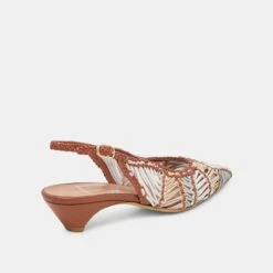 DAFNEY HEELS TAN MULTI WOVEN LEATHER(Dafney Heels Tan Multi Woven Leather) -Dolce Vita DOLCEVITA HEELS DAFNEY TANMULTIWOVENLEATHER 03