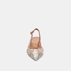 DAFNEY HEELS TAN MULTI WOVEN LEATHER(Dafney Heels Tan Multi Woven Leather) -Dolce Vita DOLCEVITA HEELS DAFNEY TANMULTIWOVENLEATHER 04