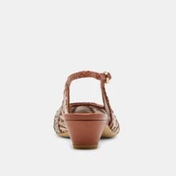 DAFNEY HEELS TAN MULTI WOVEN LEATHER(Dafney Heels Tan Multi Woven Leather) -Dolce Vita DOLCEVITA HEELS DAFNEY TANMULTIWOVENLEATHER 05