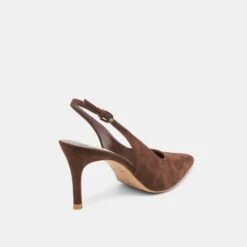 ELASI HEELS DK BROWN NUBUCK(Elasi Heels Dk Brown Nubuck) -Dolce Vita DOLCEVITA HEELS ELASI DKBROWNNUBUCK 03
