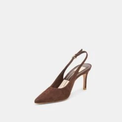 ELASI HEELS DK BROWN NUBUCK(Elasi Heels Dk Brown Nubuck) -Dolce Vita DOLCEVITA HEELS ELASI DKBROWNNUBUCK 09
