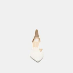 ELOY PEARL HEELS TRUE WHITE SATIN(Eloy Pearl Heels True White Satin) -Dolce Vita DOLCEVITA HEELS ELOYPEARL TRUEWHITESATIN 04