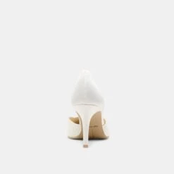 ELOY PEARL HEELS TRUE WHITE SATIN(Eloy Pearl Heels True White Satin) -Dolce Vita DOLCEVITA HEELS ELOYPEARL TRUEWHITESATIN 05