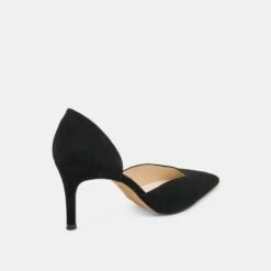 ELOY HEELS ONYX SUEDE(Eloy Heels Onyx Suede) -Dolce Vita DOLCEVITA HEELS ELOY ONYXSUEDE 03