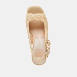 FLORES HEELS NATURAL RAFFIA(Flores Heels Natural Raffia) -Dolce Vita DOLCEVITA HEELS FLORES NATURALRAFFIA 06