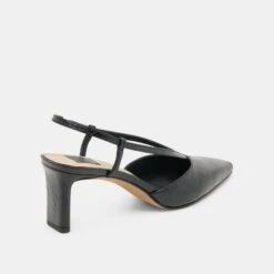 GINAY HEELSBLACK LEATHER(Ginay Heels Black Leather) -Dolce Vita DOLCEVITA HEELS GINAY BLACKLEATHER 03