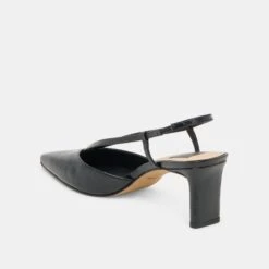 GINAY HEELSBLACK LEATHER(Ginay Heels Black Leather) -Dolce Vita DOLCEVITA HEELS GINAY BLACKLEATHER 08