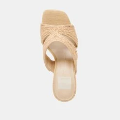 GITEL WIDE HEELS LT NATURAL RAFFIA(Gitel Wide Heels Lt Natural Raffia) -Dolce Vita DOLCEVITA HEELS GITEL LTNATRUALRAFFIA 06 cf03cff5 9cf2 45d9 a02a 6ca16e7af0fe