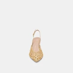 GLORIA HEELS GOLD WOVEN(Gloria Heels Gold Woven) -Dolce Vita DOLCEVITA HEELS GLORIA GOLDWOVEN 04